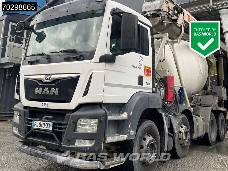 MAN TGS TGS 8X4 8m3 Putzmeister Mixer Big-Axle Steelsuspension Euro 6 - Caminhão betoneira: foto 1 MAN TGS TGS 8X4 8m3 Putzmeister Mixer Big-Axle Steelsuspension Euro 6 - Caminhão betoneira: foto 1