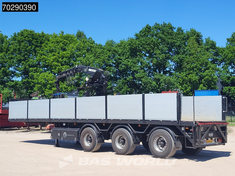 Pacton TPD347 TUV 02/26 2x Steering Axle Crane 16R - Semi-reboque plataforma/ Caixa aberta: foto 2 Pacton TPD347 TUV 02/26 2x Steering Axle Crane 16R - Semi-reboque plataforma/ Caixa aberta: foto 2