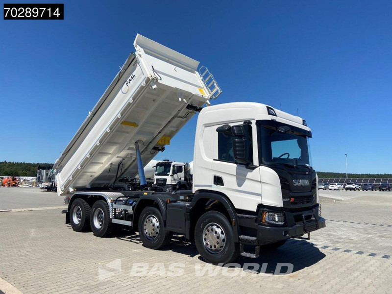 Scania P420 8X4 NEW! 13,5m3 3-way tipper Hardox450 Steel Steelsuspension Euro 6 - Caminhão basculante: foto 3 Scania P420 8X4 NEW! 13,5m3 3-way tipper Hardox450 Steel Steelsuspension Euro 6 - Caminhão basculante: foto 3