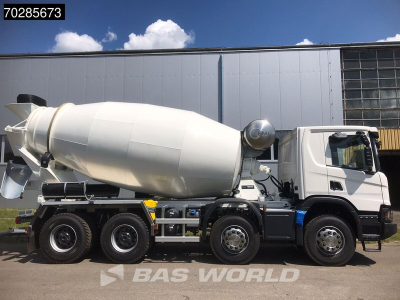 Scania P420 XT 8X4 NEW! 10m3 FML Mixer Automatic Steel suspension Big-Axle Euro 6 - Caminhão betoneira: foto 3 Scania P420 XT 8X4 NEW! 10m3 FML Mixer Automatic Steel suspension Big-Axle Euro 6 - Caminhão betoneira: foto 3