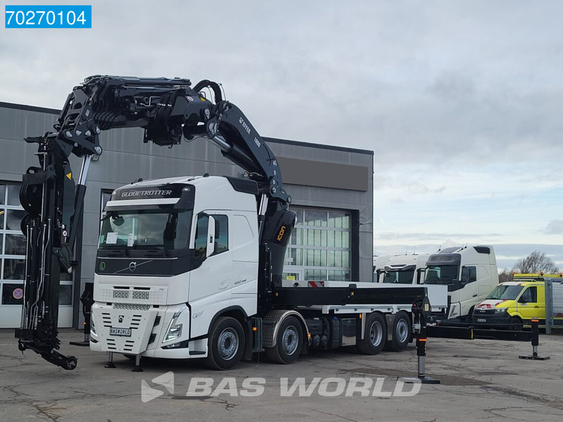 Volvo FH 460 8X2 Effer 1000 9S + 6S Kran + Fly-Jib Liftachse VEB+ Euro 6 - Camião de caixa aberta/ Plataforma, Caminhão grua: foto 2 Volvo FH 460 8X2 Effer 1000 9S + 6S Kran + Fly-Jib Liftachse VEB+ Euro 6 - Camião de caixa aberta/ Plataforma, Caminhão grua: foto 2