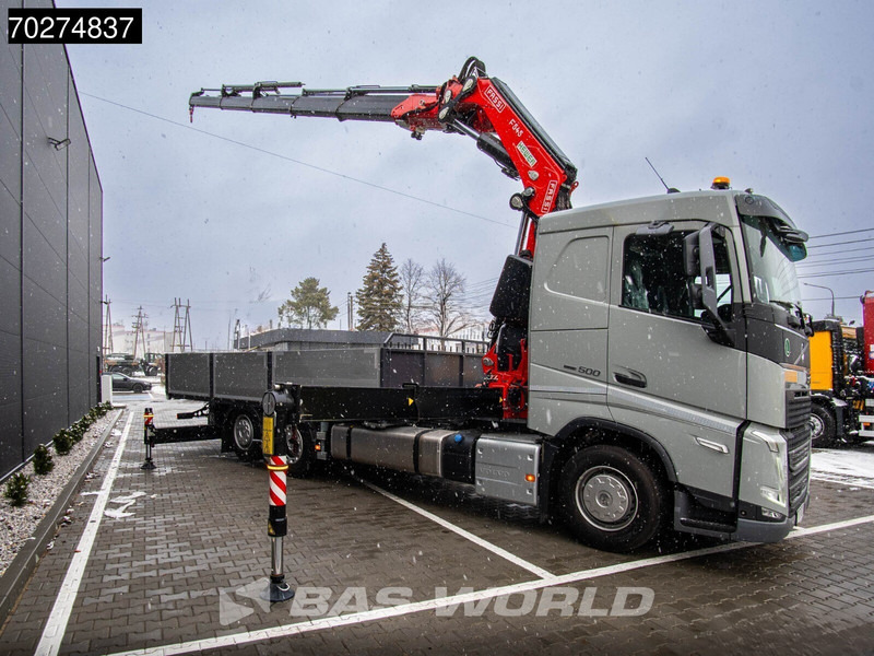 Volvo FH 500 6X2 NEW! Fassi F545RA Kran Crane VEB+ Lift-Lenkachse - Camião de caixa aberta/ Plataforma, Caminhão grua: foto 2 Volvo FH 500 6X2 NEW! Fassi F545RA Kran Crane VEB+ Lift-Lenkachse - Camião de caixa aberta/ Plataforma, Caminhão grua: foto 2