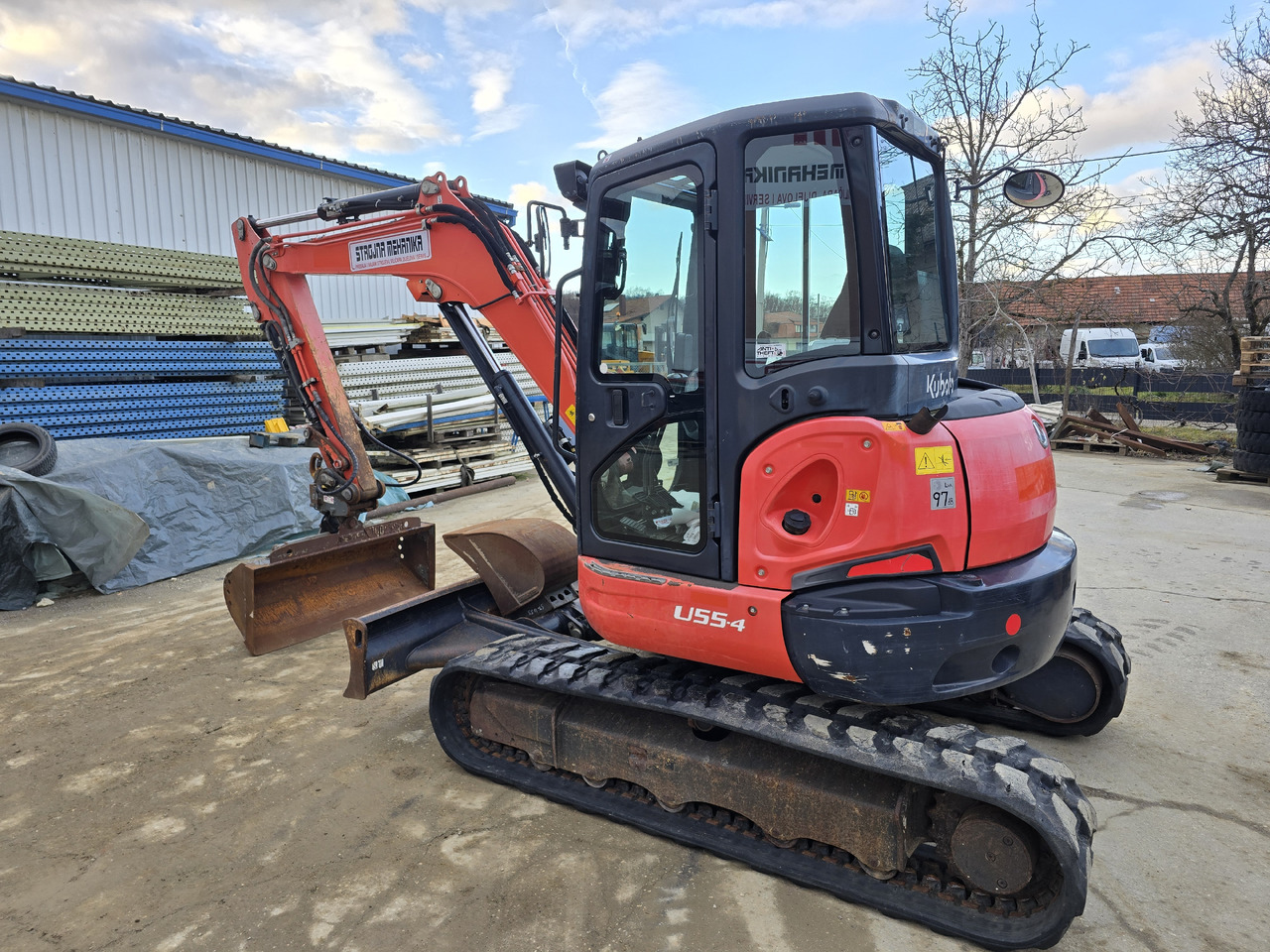 Kubota U55-4 - Mini escavadeira: foto 4 Kubota U55-4 - Mini escavadeira: foto 4