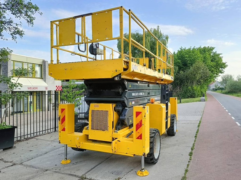 Plataforma de Tijera/ Plataforma de tesoura GMG 6094-RT platform hi lift schaar hoogwerker 18 m CE: foto 9