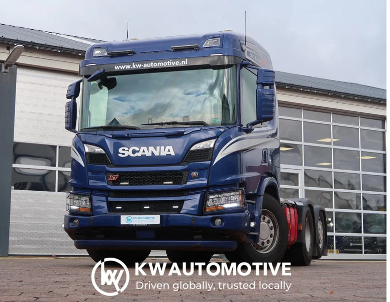Scania P500 6x2/ FULL AIR/ HYDRAULIC/ LEATHER/ 2.950 WB/ DIFF LOCK/ SLIDE DISH - Tractor: foto 1 Scania P500 6x2/ FULL AIR/ HYDRAULIC/ LEATHER/ 2.950 WB/ DIFF LOCK/ SLIDE DISH - Tractor: foto 1