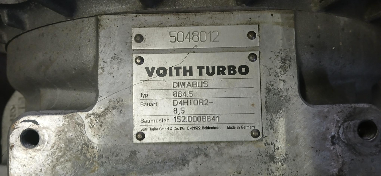 Voith DIWA 864.5 - Transmissão: foto 5 Voith DIWA 864.5 - Transmissão: foto 5