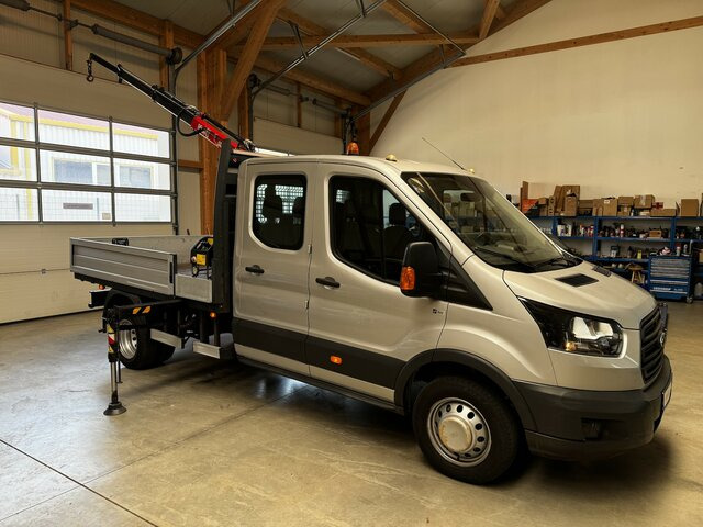 FORD Transit FT 350L Doka TdCI 1.2t Fassi Kran - Furgão caixa aberta, Carrinha cabine dupla: foto 1 FORD Transit FT 350L Doka TdCI 1.2t Fassi Kran - Furgão caixa aberta, Carrinha cabine dupla: foto 1