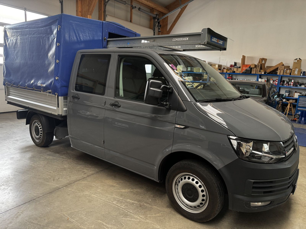 Volkswagen T6 Doka 2.0 TDI 4Motion Plane puregrey - Furgão de toldo, Carrinha cabine dupla: foto 4 Volkswagen T6 Doka 2.0 TDI 4Motion Plane puregrey - Furgão de toldo, Carrinha cabine dupla: foto 4