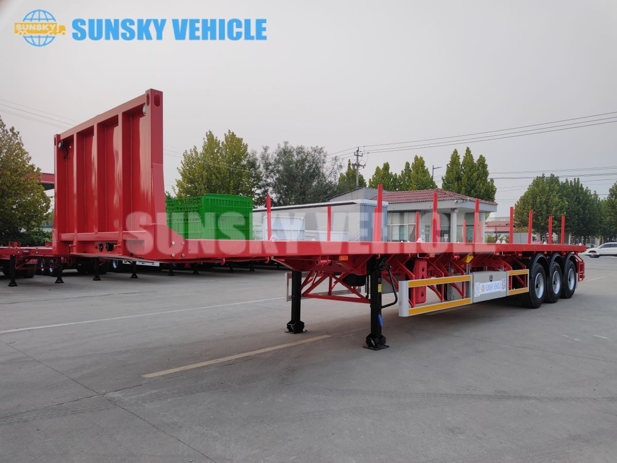 SUNSKY 3-axle Flat Deck Trailer - Semi-reboque plataforma/ Caixa aberta: foto 1 SUNSKY 3-axle Flat Deck Trailer - Semi-reboque plataforma/ Caixa aberta: foto 1