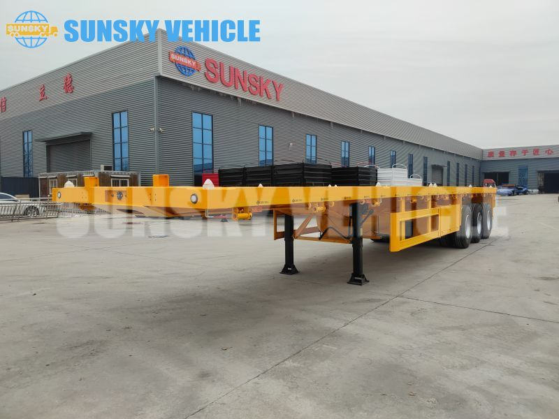 SUNSKY 3-axle Flat Deck Trailer - Semi-reboque plataforma/ Caixa aberta: foto 4 SUNSKY 3-axle Flat Deck Trailer - Semi-reboque plataforma/ Caixa aberta: foto 4