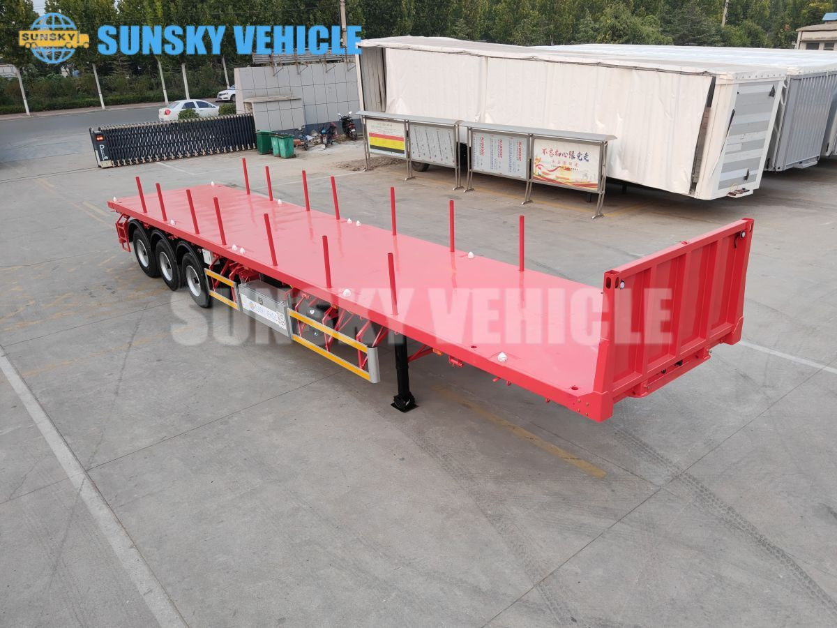 SUNSKY 3-axle Flat Deck Trailer - Semi-reboque plataforma/ Caixa aberta: foto 2 SUNSKY 3-axle Flat Deck Trailer - Semi-reboque plataforma/ Caixa aberta: foto 2