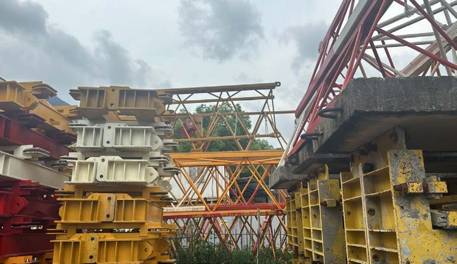 XCMG Official 20 Ton Construction Tower Crane XL6025-20 Used Liffing Jib Tower Crane For Sale - Guindaste de torre: foto 5 XCMG Official 20 Ton Construction Tower Crane XL6025-20 Used Liffing Jib Tower Crane For Sale - Guindaste de torre: foto 5