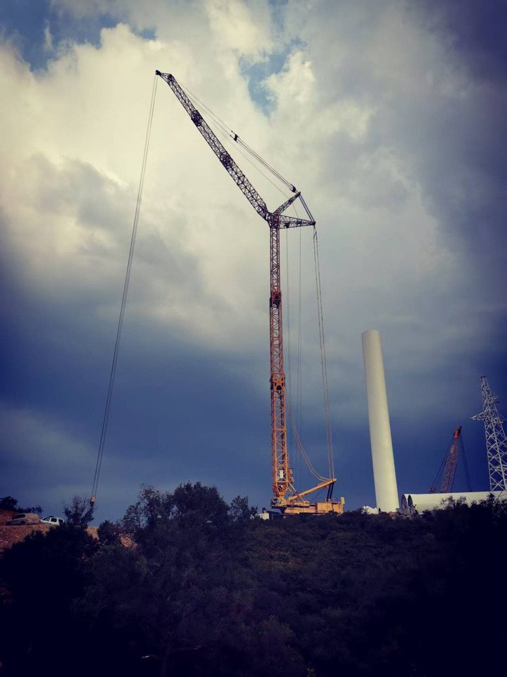 Guindaste sobre esteiras XCMG Official Construction Mobile Crane XGC2100W 110Ton Used Hydraulic Crawler Crane: foto 10