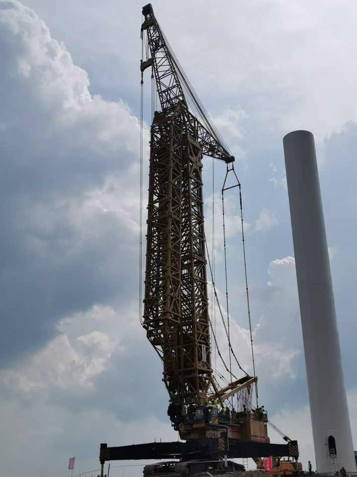Guindaste sobre esteiras XCMG Official Construction Mobile Crane XGC2100W 110Ton Used Hydraulic Crawler Crane: foto 6