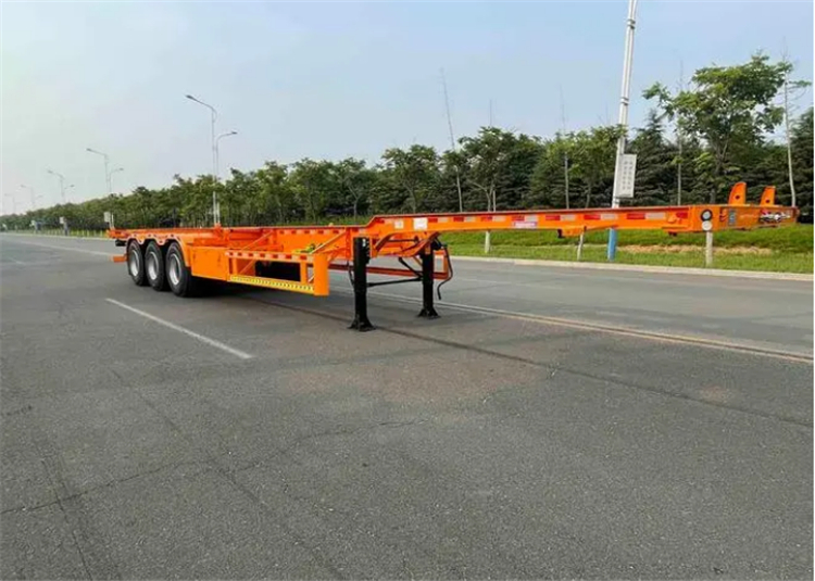 XCMG Official XLYZ9420TJZ Flatbed Container Carrier Semi Trailer - Semireboque transportador de contêineres/ Caixa móvel: foto 3 XCMG Official XLYZ9420TJZ Flatbed Container Carrier Semi Trailer - Semireboque transportador de contêineres/ Caixa móvel: foto 3