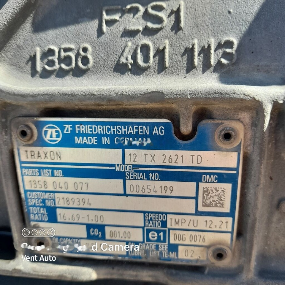 DAF 2189394 TRAXON 12 TX 2621 TD / XF 106 530KM LIFT DAF 2189394 TRAXON 12 TX 2621 TD truck - Caixa de câmbio de Caminhão: foto 2 DAF 2189394 TRAXON 12 TX 2621 TD / XF 106 530KM LIFT DAF 2189394 TRAXON 12 TX 2621 TD truck - Caixa de câmbio de Caminhão: foto 2