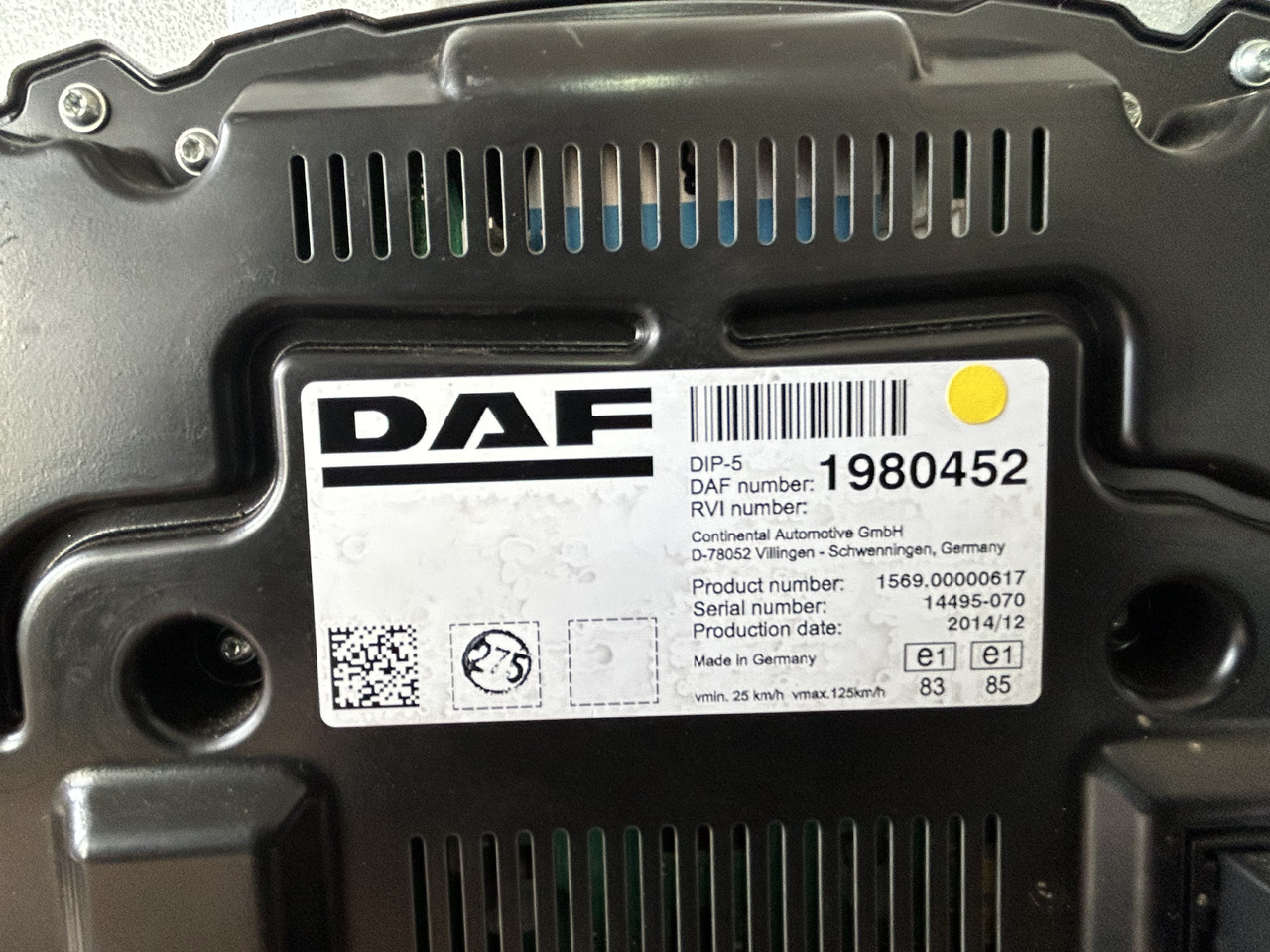 DAF COUNTER CLOCK + HARNESS + CONSOLE DAF XF 106 1980452 + 1900912 + 1951834 - Painel de instrumentos: foto 3 DAF COUNTER CLOCK + HARNESS + CONSOLE DAF XF 106 1980452 + 1900912 + 1951834 - Painel de instrumentos: foto 3