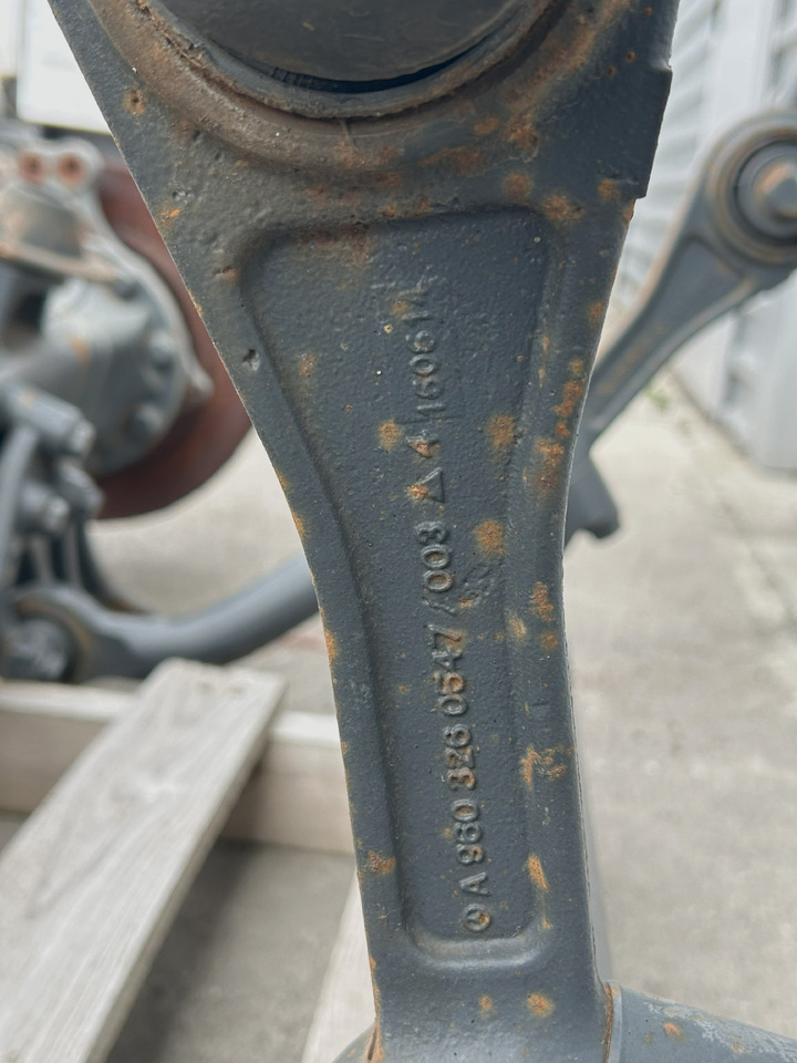 Eixo traseiro MERCEDES ACTROS MP4 TRAILING AXLE: foto 12