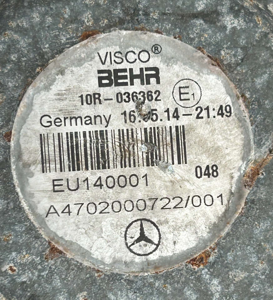 MERCEDES-BENZ VISCOT CLUTCH + FAN ACTROS MP4 - Ventilador: foto 4 MERCEDES-BENZ VISCOT CLUTCH + FAN ACTROS MP4 - Ventilador: foto 4