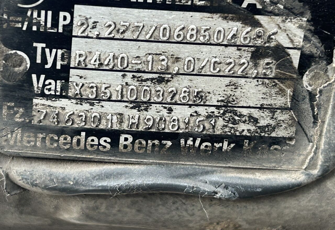 Diferencial de Caminhão Mercedes-Benz ACTROS MP4 2,277   Mercedes-Benz ACTROS MP4 truck: foto 7