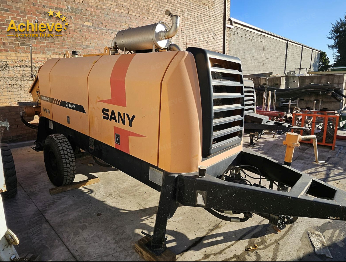 SANY SANY 【ACHIEVE】TOP CONDITION!!! demo new low hours Sany Concrete Trailer Pump 2017 HBT5008C-5S - Bomba de betão estacionária: foto 1 SANY SANY 【ACHIEVE】TOP CONDITION!!! demo new low hours Sany Concrete Trailer Pump 2017 HBT5008C-5S - Bomba de betão estacionária: foto 1