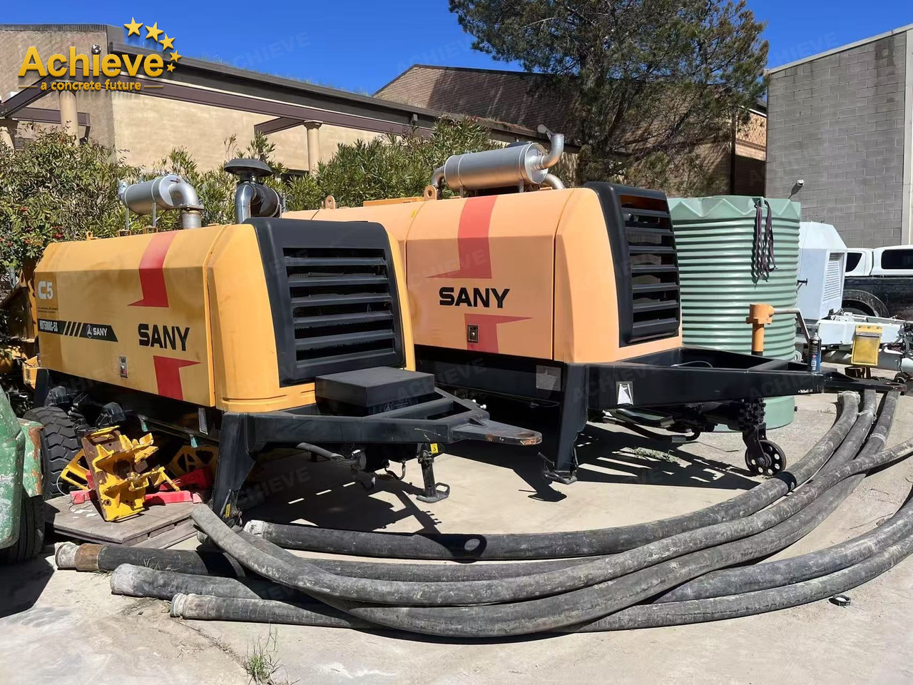 SANY SANY 【ACHIEVE】TOP CONDITION!!! demo new low hours Sany Concrete Trailer Pump 2017 HBT5008C-5S - Bomba de betão estacionária: foto 3 SANY SANY 【ACHIEVE】TOP CONDITION!!! demo new low hours Sany Concrete Trailer Pump 2017 HBT5008C-5S - Bomba de betão estacionária: foto 3