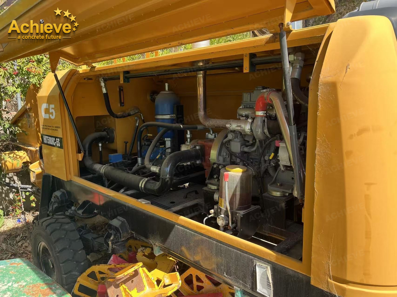 SANY SANY 【ACHIEVE】TOP CONDITION!!! demo new low hours Sany Concrete Trailer Pump 2017 HBT5008C-5S - Bomba de betão estacionária: foto 4 SANY SANY 【ACHIEVE】TOP CONDITION!!! demo new low hours Sany Concrete Trailer Pump 2017 HBT5008C-5S - Bomba de betão estacionária: foto 4