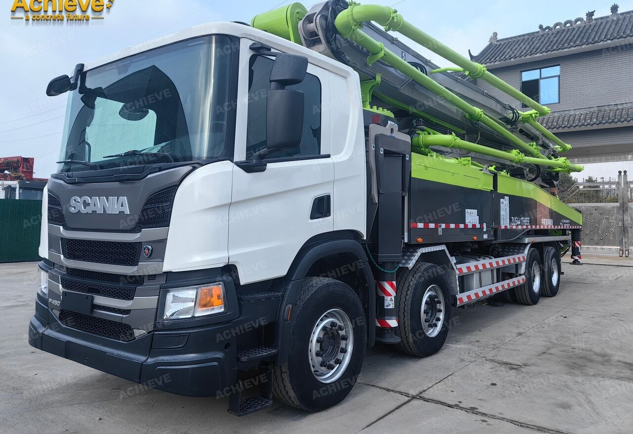 ZOOMLION ZOOMLION 2019 ZOOMLION 56X-6RZ 56M Scania P450 8x4【ACHIEVE】TOP CONDITION!!! - Autobomba de betão: foto 2 ZOOMLION ZOOMLION 2019 ZOOMLION 56X-6RZ 56M Scania P450 8x4【ACHIEVE】TOP CONDITION!!! - Autobomba de betão: foto 2