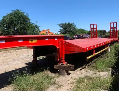 3axle 4axle 60ton 80ton 100ton Hydraulic Lowbed Loader Trucks Semi Trailer - Semireboque baixa: foto 1 3axle 4axle 60ton 80ton 100ton Hydraulic Lowbed Loader Trucks Semi Trailer - Semireboque baixa: foto 1