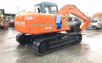 Strong Power 12 Ton Japanese Excavator Hitachi Ex120 for Sale - Escavadora de rastos: foto 1 Strong Power 12 Ton Japanese Excavator Hitachi Ex120 for Sale - Escavadora de rastos: foto 1