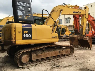 Used Komatsu PC160-7 16t Crawler Excavator in Low Hour - Escavadora de rastos: foto 1 Used Komatsu PC160-7 16t Crawler Excavator in Low Hour - Escavadora de rastos: foto 1