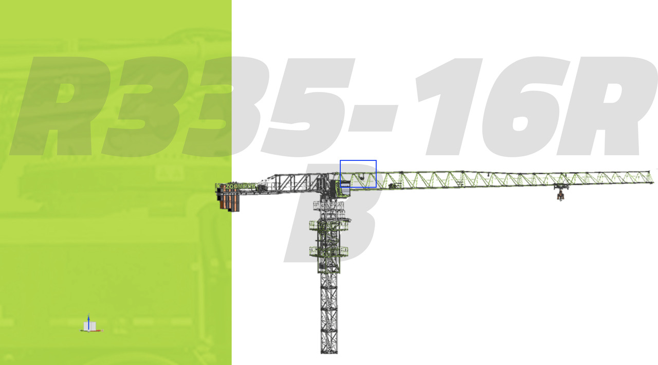 ZOOMLION R335.16RB - Guindaste de torre: foto 1 ZOOMLION R335.16RB - Guindaste de torre: foto 1
