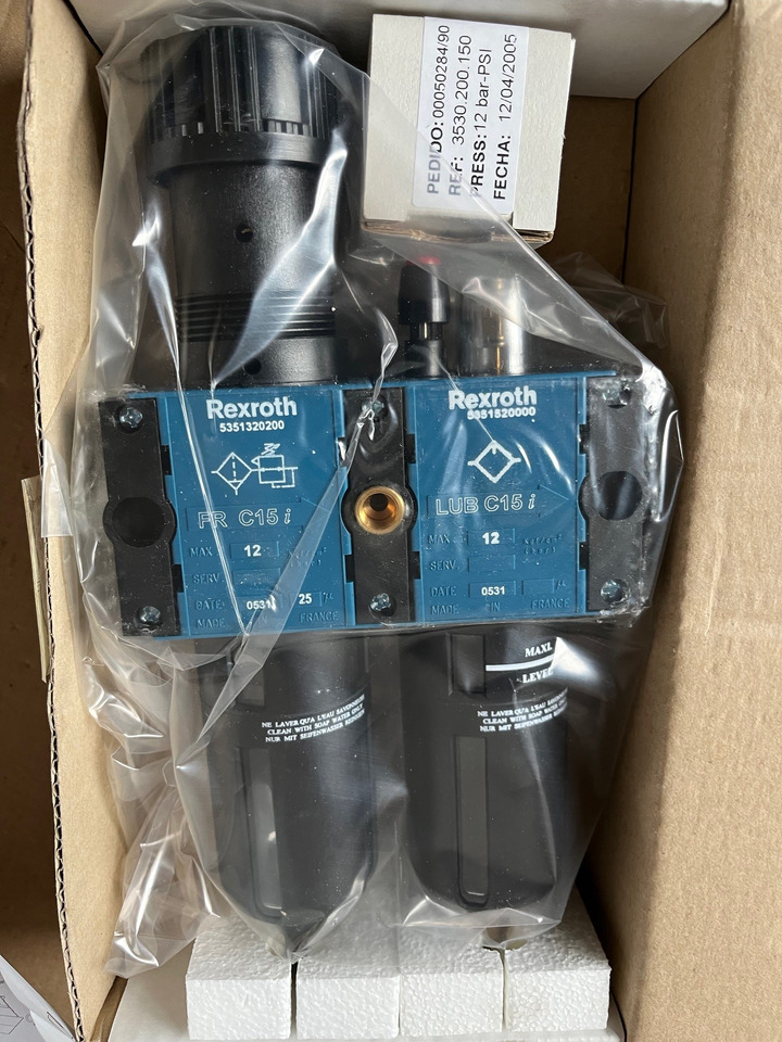 REXROTH Service unit 5351 024 000 5351024000 - Peça de reposição de Máquina de construção: foto 1 REXROTH Service unit 5351 024 000 5351024000 - Peça de reposição de Máquina de construção: foto 1