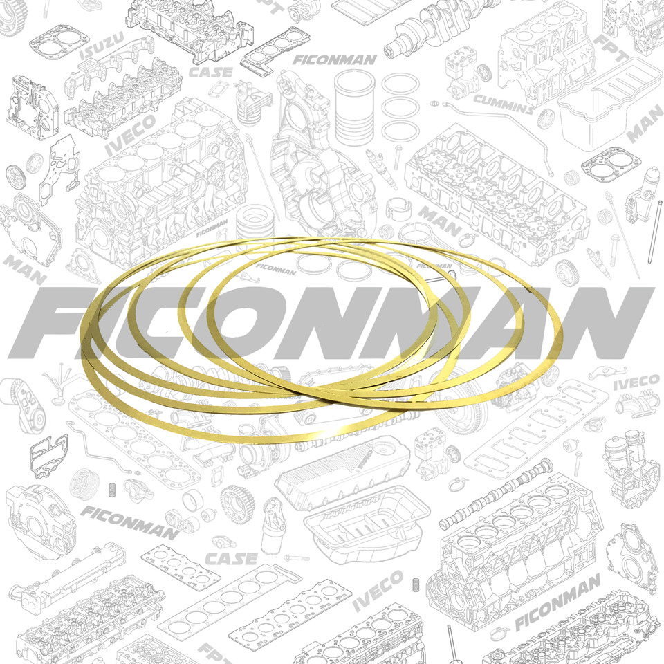 FPT IVECO CASE Cursor9 F2CFE614A*B041/F2CGE614F*V004 5802431166 CYLINDER LINER WASHER0.08mm/0.1mm/0.12mm/0.14mm/504128648 504128649 504128650 504128651 - Piston/ Anel/ Buch de Caminhão: foto 1 FPT IVECO CASE Cursor9 F2CFE614A*B041/F2CGE614F*V004 5802431166 CYLINDER LINER WASHER0.08mm/0.1mm/0.12mm/0.14mm/504128648 504128649 504128650 504128651 - Piston/ Anel/ Buch de Caminhão: foto 1