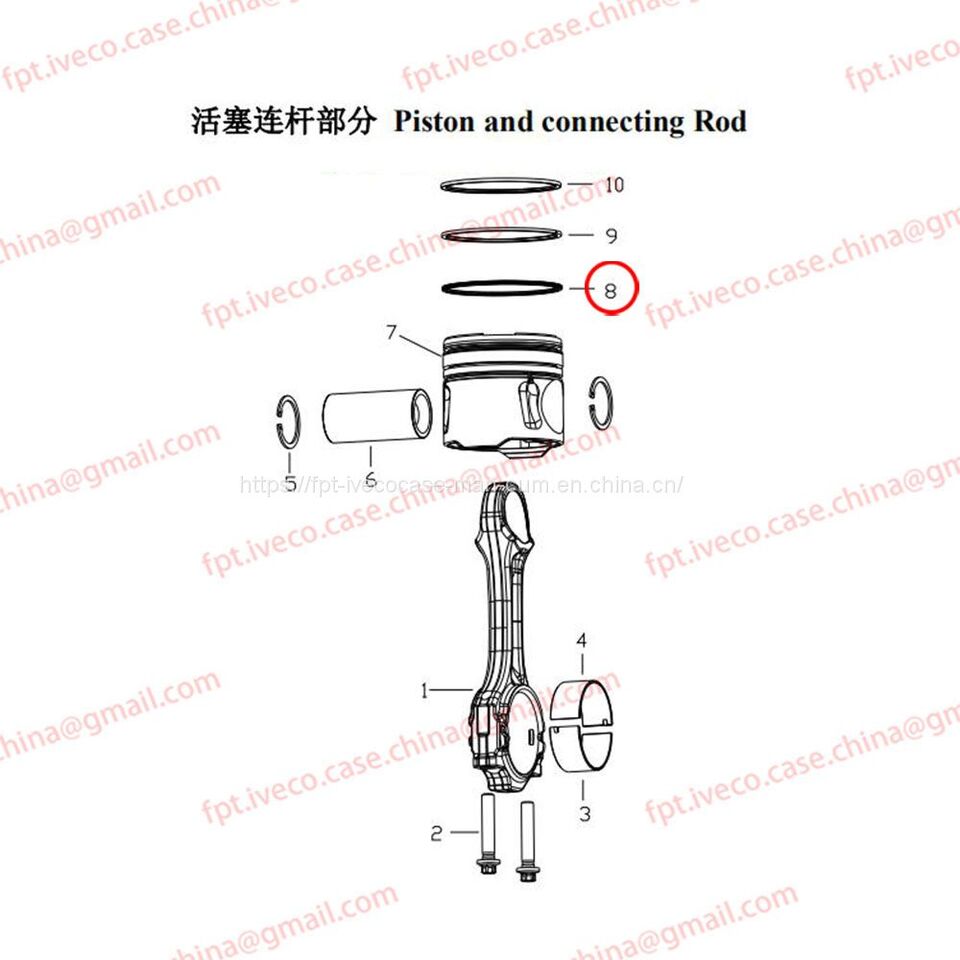 MAN D0836 Piston 02511-0721 - Piston/ Anel/ Buch de Caminhão: foto 1 MAN D0836 Piston 02511-0721 - Piston/ Anel/ Buch de Caminhão: foto 1