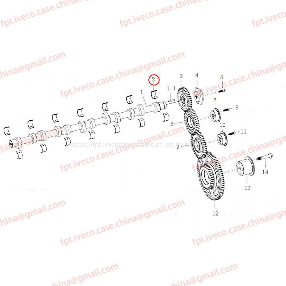 MAN D2066 Camshaft Bearing 04410-0177 - Engine bearing: foto 1 MAN D2066 Camshaft Bearing 04410-0177 - Engine bearing: foto 1