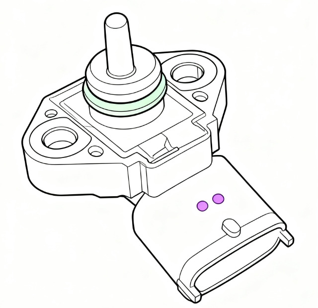 OEM Engine Cursor9 Intake Pressure Sensor F4890193 F0281006123 F0281002420 - Sensor: foto 1 OEM Engine Cursor9 Intake Pressure Sensor F4890193 F0281006123 F0281002420 - Sensor: foto 1