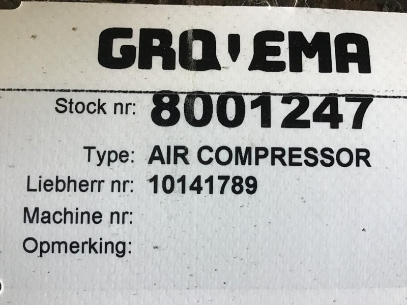 Liebherr Air Compressor - Motor e peças: foto 2 Liebherr Air Compressor - Motor e peças: foto 2