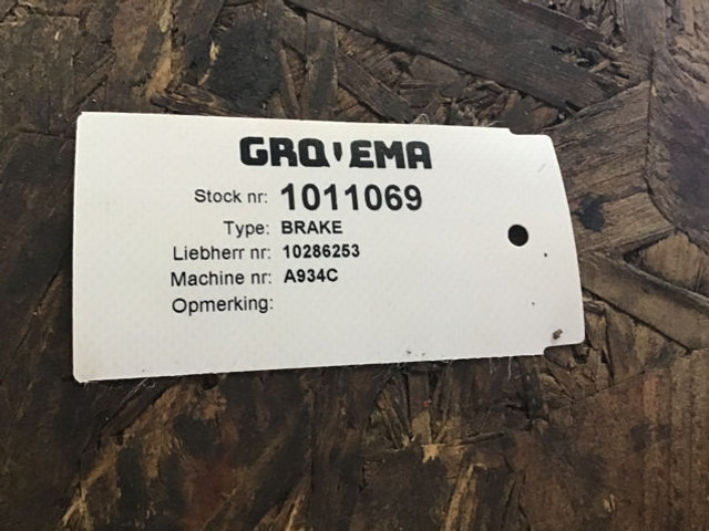 Liebherr Brake - Tambor de freio: foto 4 Liebherr Brake - Tambor de freio: foto 4