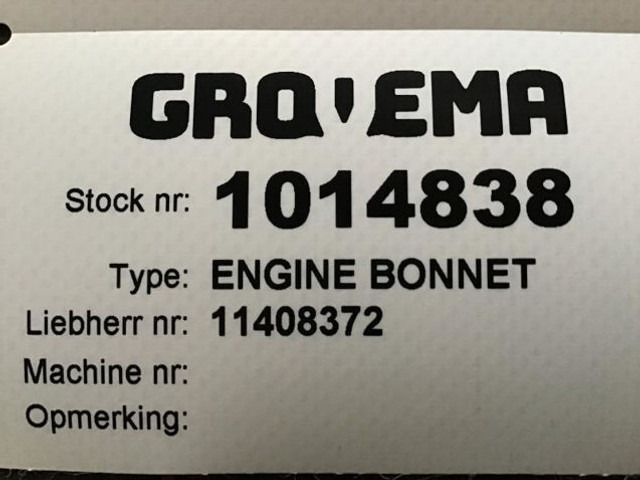 Liebherr Engine Bonnet - Capô: foto 5 Liebherr Engine Bonnet - Capô: foto 5