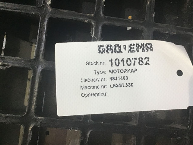 Capô nuevo Liebherr Engine Hood: foto 15 Capô nuevo Liebherr Engine Hood: foto 15