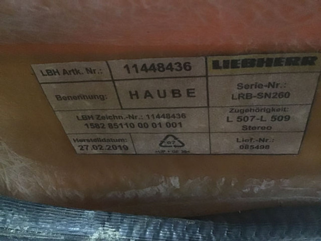 Liebherr Engine Hood - Capô: foto 4 Liebherr Engine Hood - Capô: foto 4