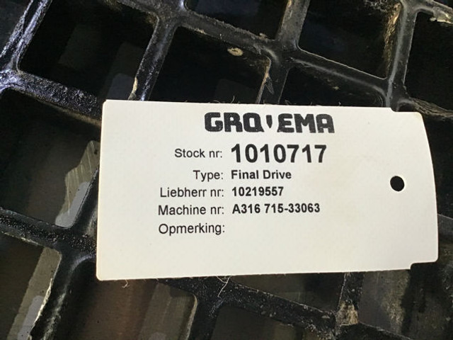 Liebherr Final Drive - Suspensão: foto 4 Liebherr Final Drive - Suspensão: foto 4