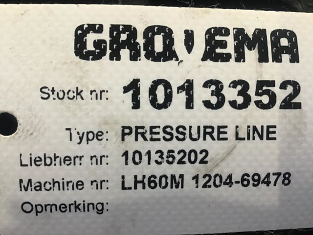 Liebherr LH60 C/LH60 CHR/LH60 M/LH60 MHR/LH60 MT/LH80 C/LH80 M/LH80 MHR - Fornecimento de combustível: foto 3 Liebherr LH60 C/LH60 CHR/LH60 M/LH60 MHR/LH60 MT/LH80 C/LH80 M/LH80 MHR - Fornecimento de combustível: foto 3