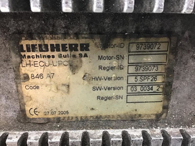 Centralina electrónica Liebherr Motor control Device: foto 8