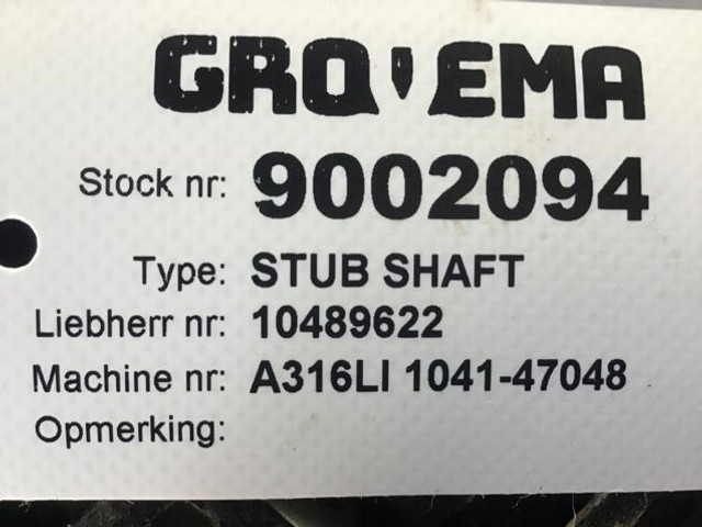 Motor e peças Liebherr Stub Shaft: foto 6