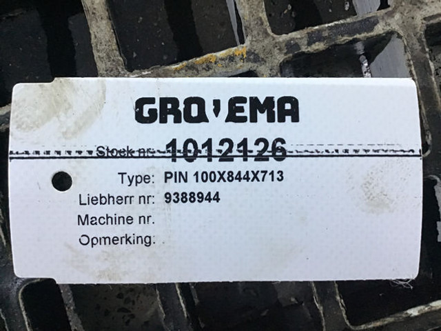 Liebherr Pin 100x844x713 - Peça de reposição: foto 5 Liebherr Pin 100x844x713 - Peça de reposição: foto 5