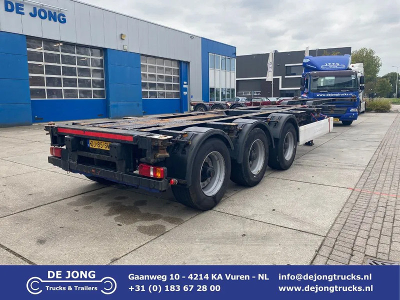 Krone SD 27 / Container Chassis / BPW + Disc / 1x Extendable / 1x Lift Axle - Semireboque transportador de contêineres/ Caixa móvel: foto 1 Krone SD 27 / Container Chassis / BPW + Disc / 1x Extendable / 1x Lift Axle - Semireboque transportador de contêineres/ Caixa móvel: foto 1