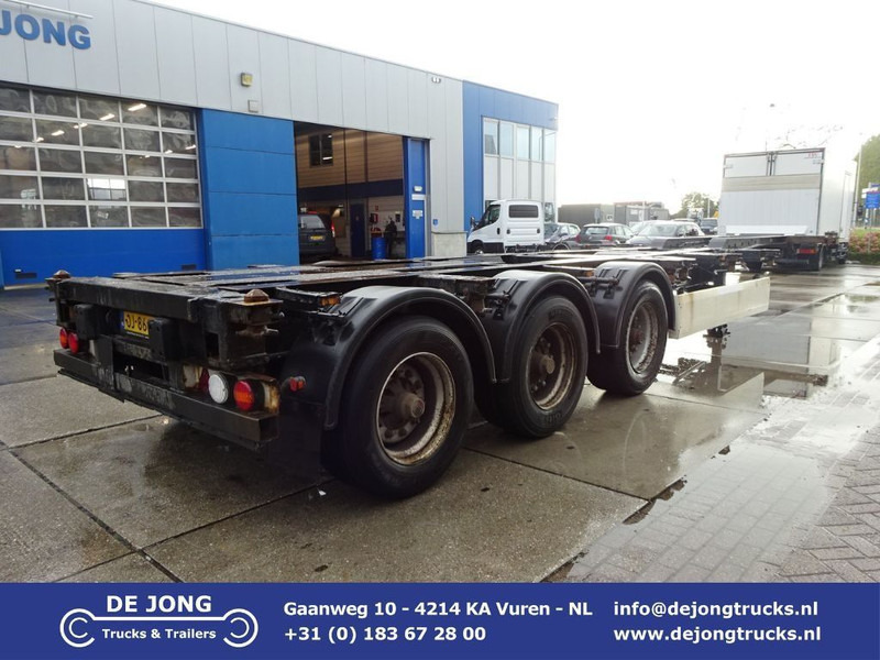Krone SDC 27 / Container Chassis / BPW + Drum / Lift Axle - Semireboque transportador de contêineres/ Caixa móvel: foto 1 Krone SDC 27 / Container Chassis / BPW + Drum / Lift Axle - Semireboque transportador de contêineres/ Caixa móvel: foto 1