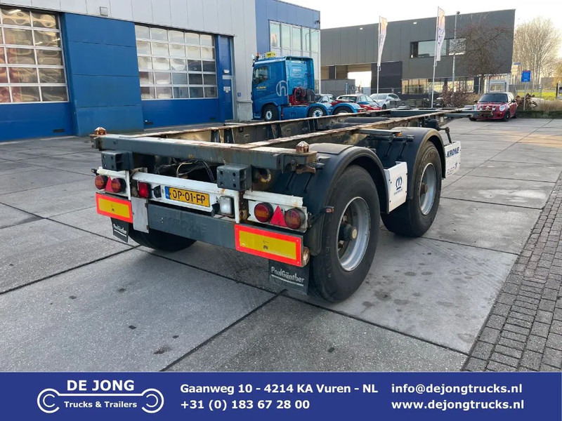 Krone SZ / 20 FT Container Chassis / BPW - Semireboque transportador de contêineres/ Caixa móvel: foto 1 Krone SZ / 20 FT Container Chassis / BPW - Semireboque transportador de contêineres/ Caixa móvel: foto 1